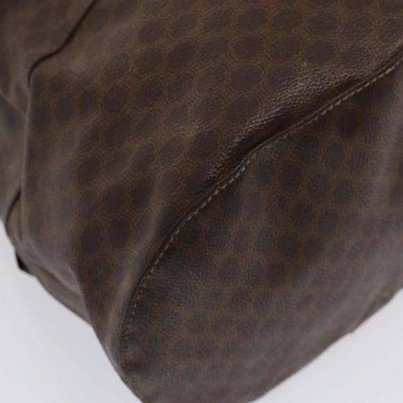 CELINE Macadam Canvas Shoulder Bag PVC Leather Brown Auth bs16095 - Picture 15 of 16